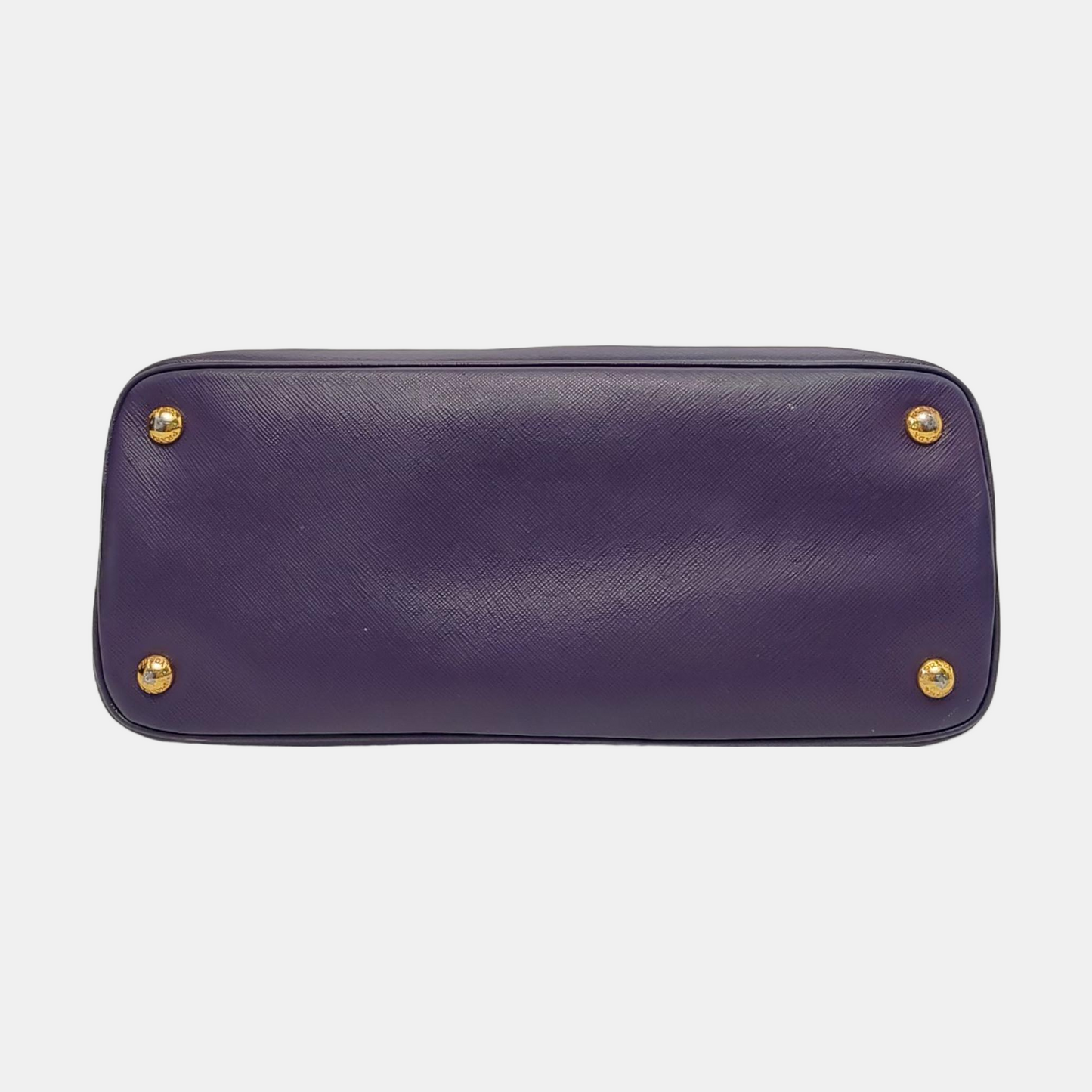 PRADA Promenade Purple Cowhide Logo Monogram Crossbody Shoulder Bag Single Shoulder Bag Golden hardware-(SKU)-950771962