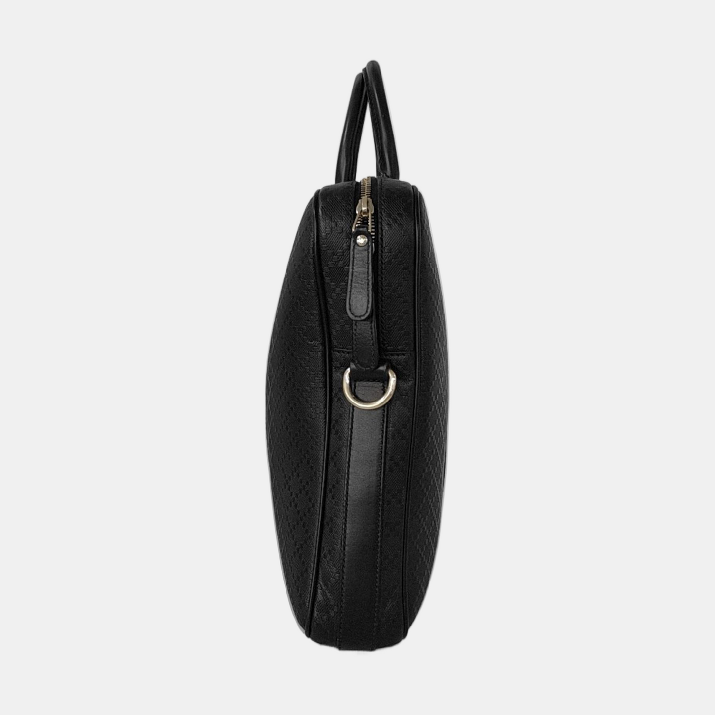 GUCCI GG Imprime Black cowhide tote bag Silver Hardware-(SKU)-950646156