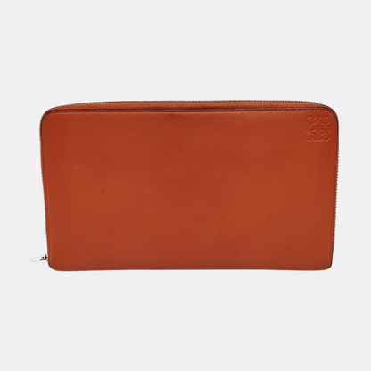 LOEWE Orange Calfskin Handbag Silver Hardware-(SKU)-950654394