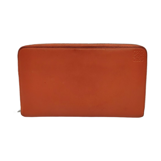 LOEWE Orange Calfskin Handbag Silver Hardware-(SKU)-950654394