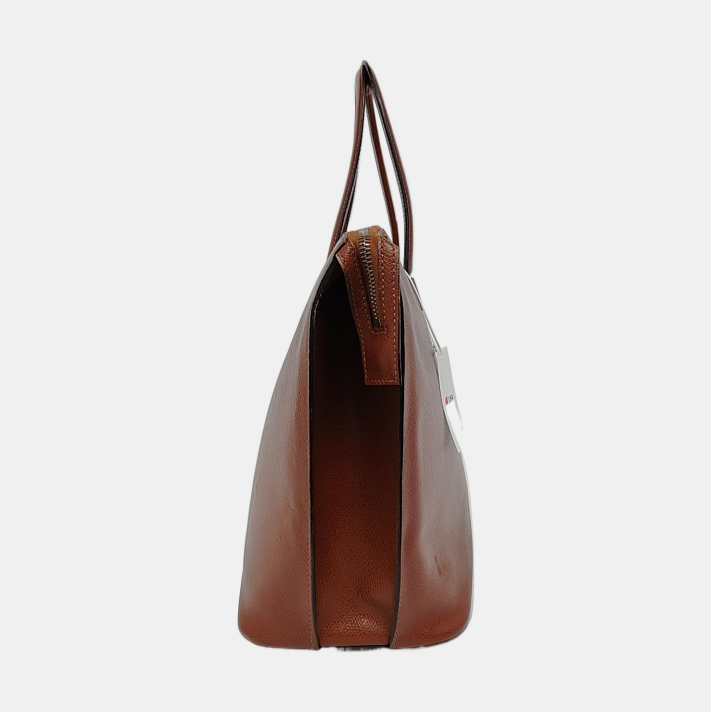 CELINE Tote bag Brown Cowhide Handbag Silver Hardware-(SKU)-951157381