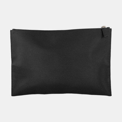 PRADA Black Cowhide Printed Crossbody Handbag Silver Hardware Sub-bag-(SKU)-950952142