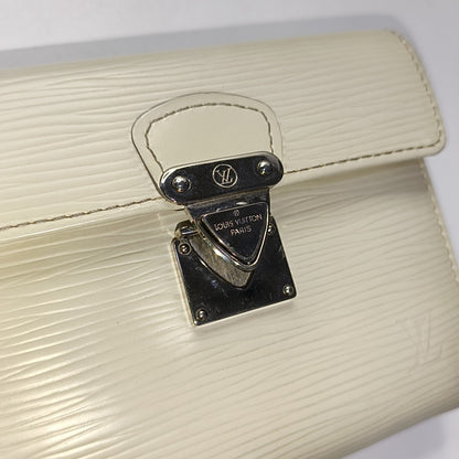 LOUIS VUITTON KOALA 白色EPI牛皮水波纹钱包 Silver Hardware-(SKU)-951270680