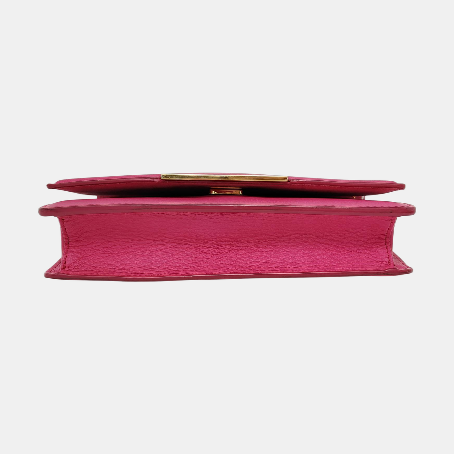 FENDI Tube Fuchsia cowhide quilted single shoulder bag crossbody bag Golden hardware Removable shoulder strap-(SKU)-951180013