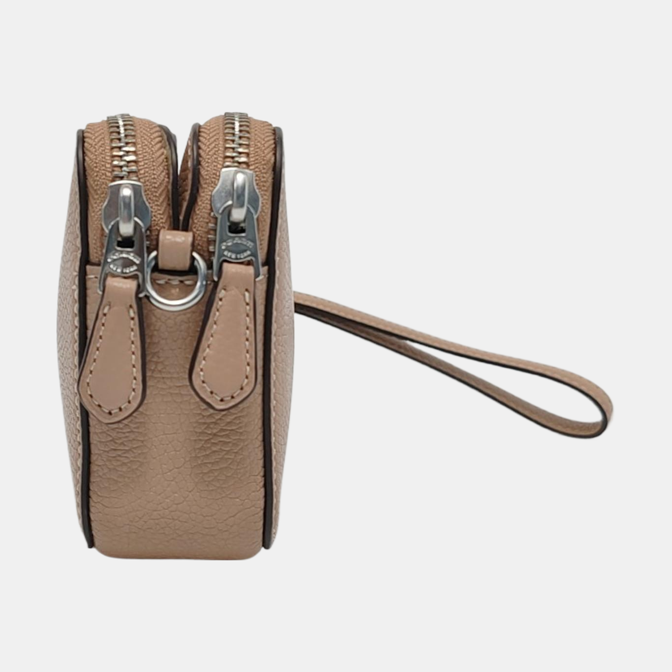 COACH Camera Bag Brown Leather Single Shoulder Bag Crossbody Bag Silver Hardware Removable shoulder strap-(SKU)-951332915