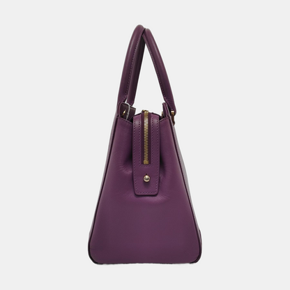 MCM NUOVO Purple Leather Crossbody Handbag Single Shoulder Bag Golden hardware Removable shoulder strap-(SKU)-951703920
