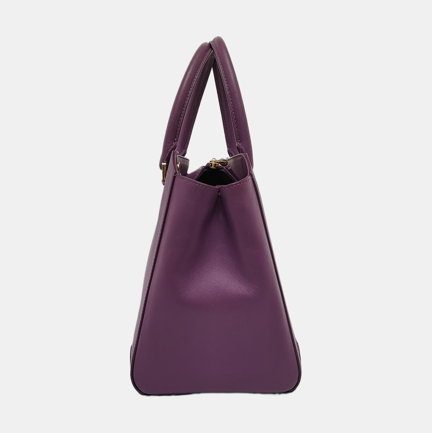 MCM NUOVO Purple Leather Crossbody Handbag Single Shoulder Bag Golden hardware Removable shoulder strap-(SKU)-951703920