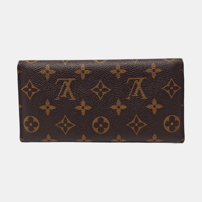LOUIS VUITTON JOSÉPHINE Brown coated canvas vintage wallet Golden hardware-(SKU)-951380738