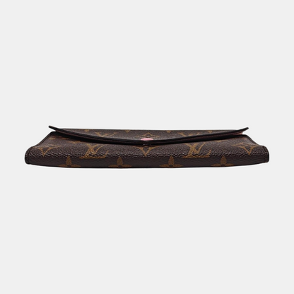 LOUIS VUITTON JOSÉPHINE Brown coated canvas vintage wallet Golden hardware-(SKU)-951380738