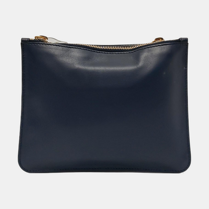 Alexander McQUEEN Dark Blue Sheepskin Handbag Golden hardware-(SKU)-951614903