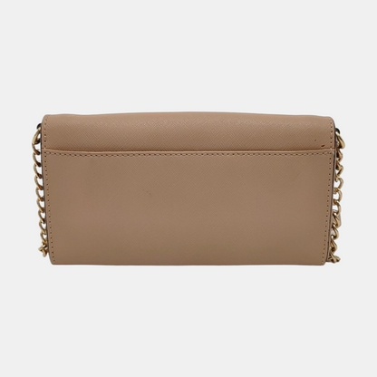 MICHAEL KORS Pink Leather Single Shoulder Bag, Crossbody Golden hardware Removable shoulder strap-(SKU)-951851084