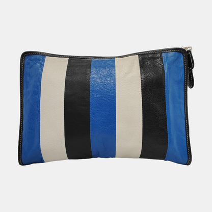 BALENCIAGA Bazar Multicolor Cowhide Clutch Silver Hardware-(SKU)-951793216