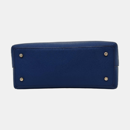 Kate Spade Blue Leather Single Shoulder Bag Crossbody Bag Tote Bag Golden hardware Removable shoulder strap-(SKU)-951856762