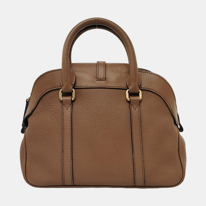 BURBERRY Milverton Brown Cowhide Single Shoulder Bag Tote Shoulder Bag Crossbody Bag Golden hardware Removable shoulder strap-(SKU)-951907400