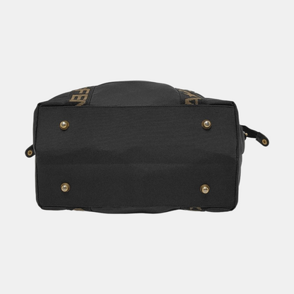 FENDI Black Canvas Shoulder Bag Golden hardware-(SKU)-951945142