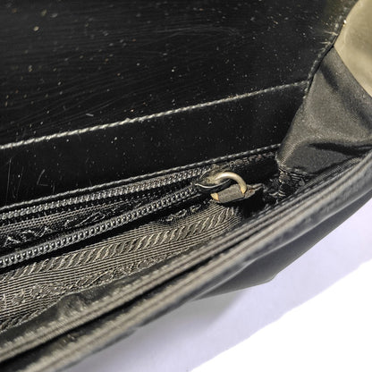 PRADA Black Nylon Single Shoulder Bag Silver Hardware-(SKU)-951945134