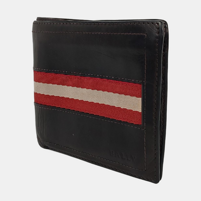 BALLY Dark Brown Calf Leather Wallet-(SKU)-951389128
