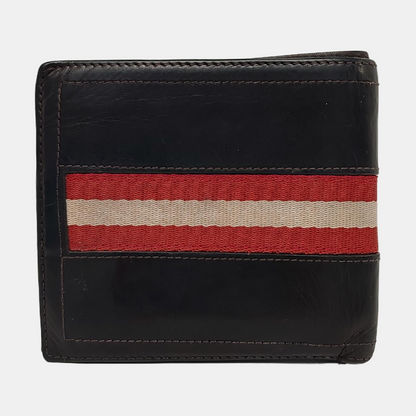 BALLY Dark Brown Calf Leather Wallet-(SKU)-951389128