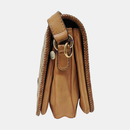 GUCCI Trunk Brown Canvas Monogrammed Crossbody Shoulder Bag Golden hardware-(SKU)-951960064