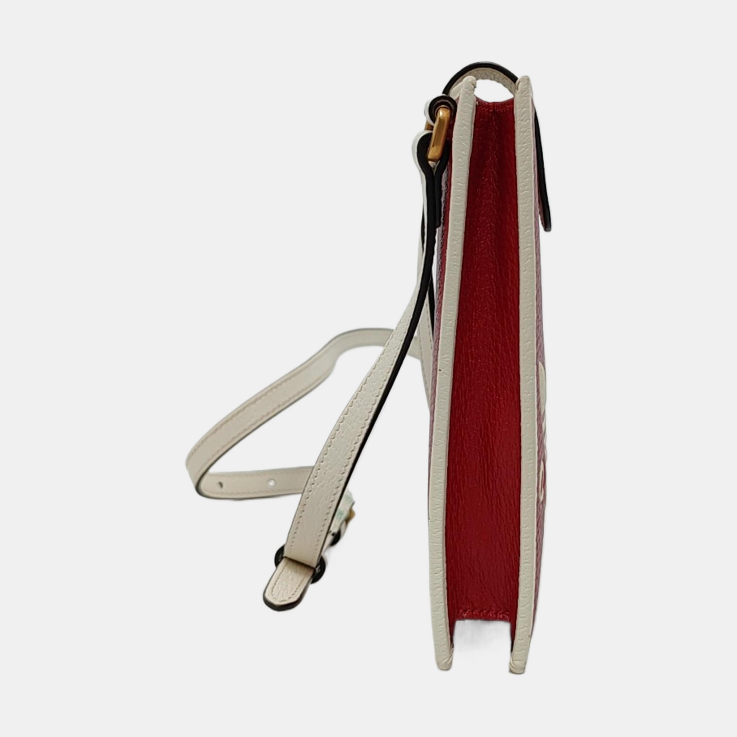GUCCI Gucci Off The Grid Red Leather Printed Single Shoulder Bag Golden hardware-(SKU)-952264947