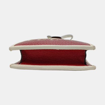 GUCCI Gucci Off The Grid Red Leather Printed Single Shoulder Bag Golden hardware-(SKU)-952264947