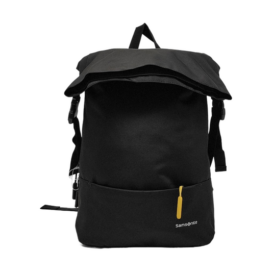 Samsonite Black Fabric Backpack Black hardware-(SKU)-952153602