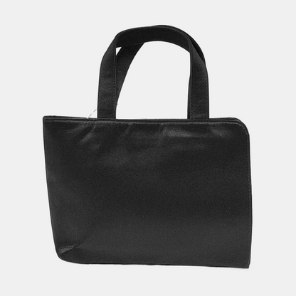 GUCCI Tote bag Black Suede Tote Bag Golden hardware-(SKU)-952448734