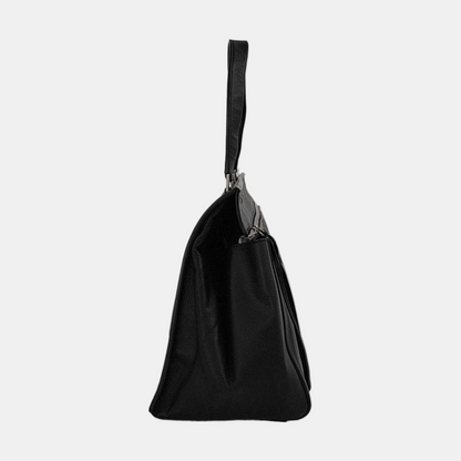 CELINE EDGE Black cowhide tote bag Silver Hardware-(SKU)-952921154
