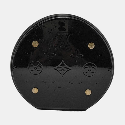 LOUIS VUITTON CANNES Black Patent Leather Embossed Money Bucket Crossbody Shoulder Bag Tote Bag Gold Hardware Removable Strap-(SKU)-952976210