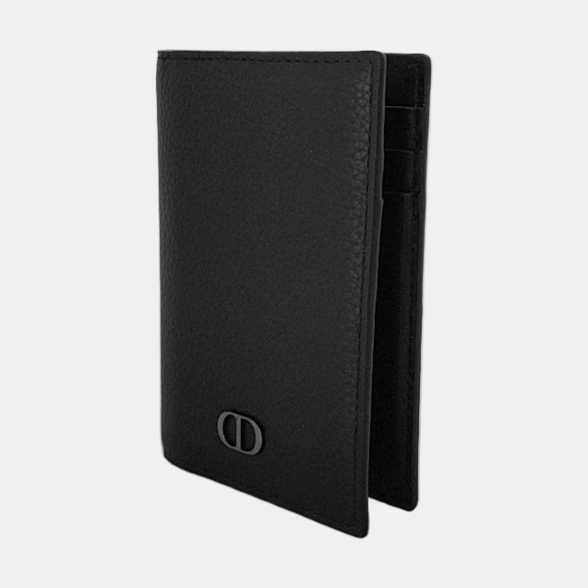 DIOR Black Cowhide Card Case-(SKU)-953190341