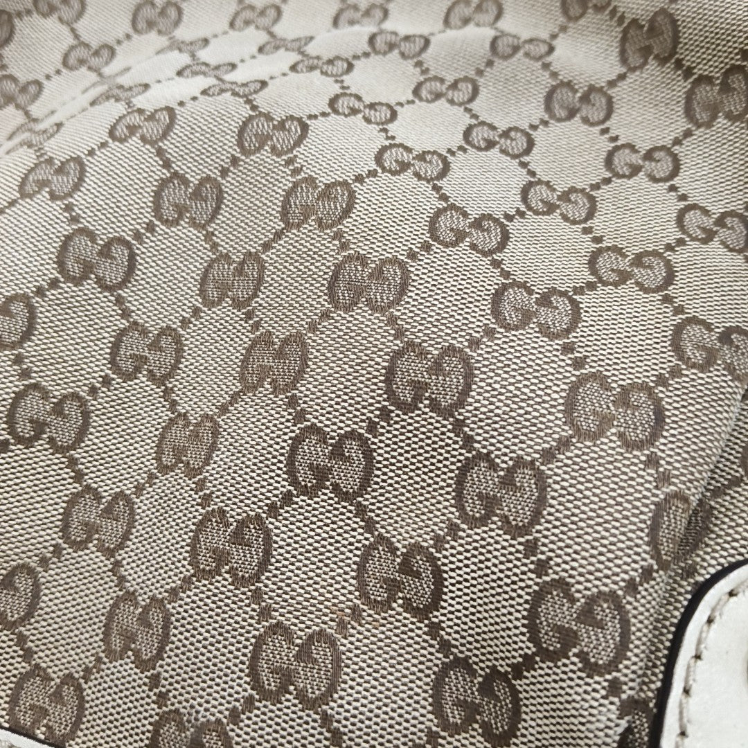 GUCCI Sukey Brown Canvas Monogram Handbag Single Shoulder Bag Golden hardware-(SKU)-953204844