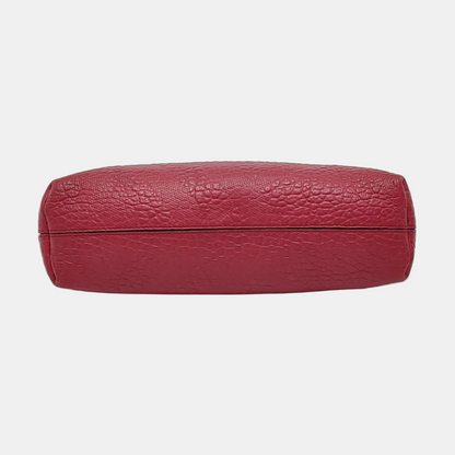 BURBERRY Mildenhall Fuchsia Pink Leather Crossbody Shoulder Bag Golden hardware Removable shoulder strap-(SKU)-953552292