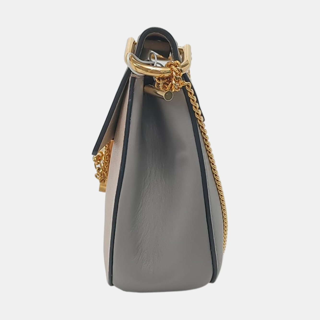 Chloé Drew Medium size Color block cowhide shoulder bag crossbody bag Golden hardware-(SKU)-953363295