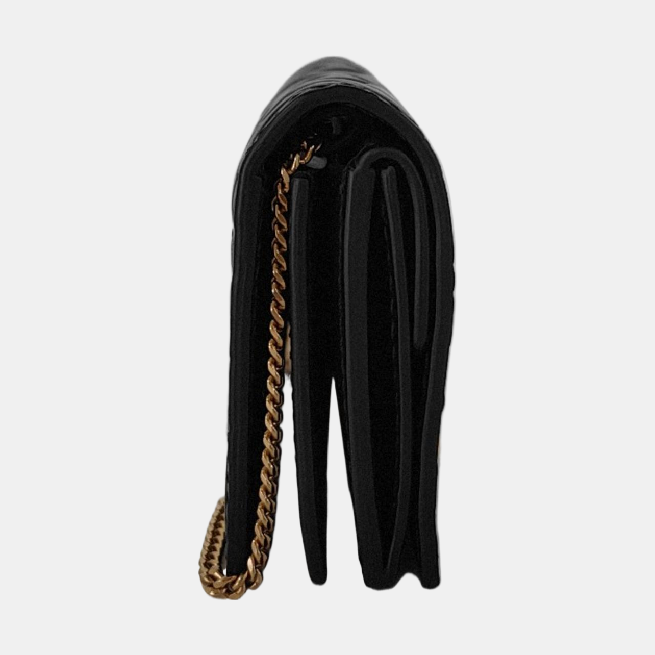 BURBERRY Black牛皮浮雕TBShoulder Bag Golden hardware Removable shoulder strap-(SKU)-953270143
