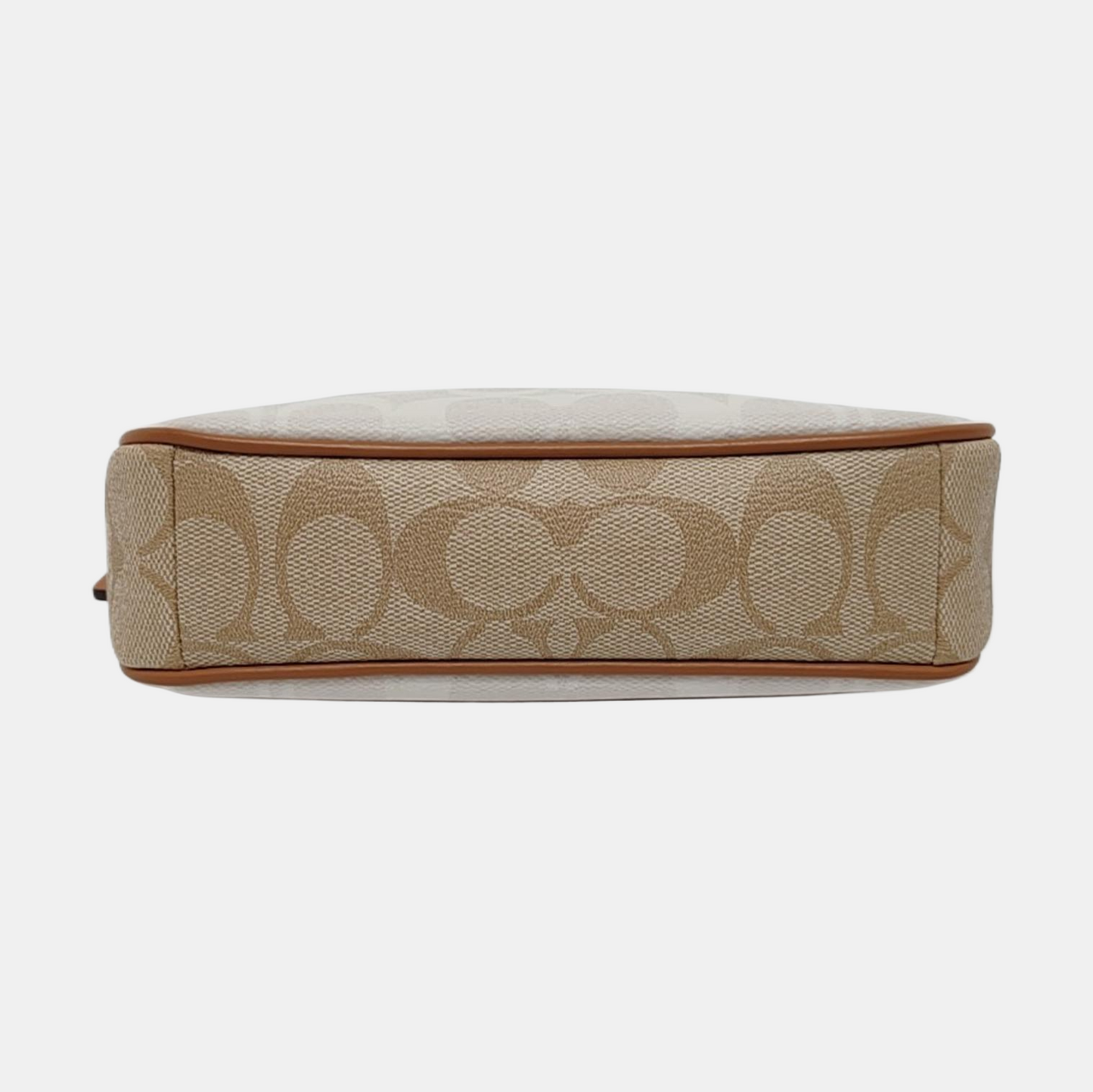 COACH NOLITA Beige Coated Canvas Monogrammed Tote Bag Golden hardware-(SKU)-937779103