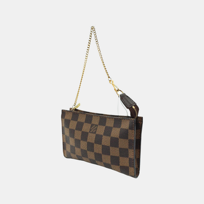 LOUIS VUITTON JOSÉPHINE 15 Brown Coated Canvas Checkered Handbag Golden hardware Vintage model-(SKU)-953734050