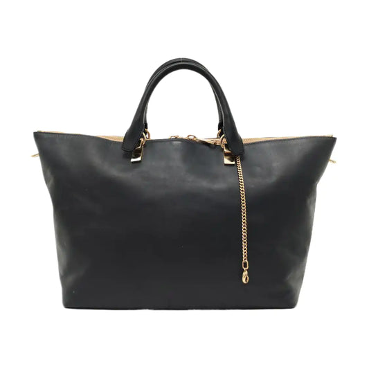 Chloé Baylee Color Block Leather Handbag Golden hardware-(SKU)-938087096