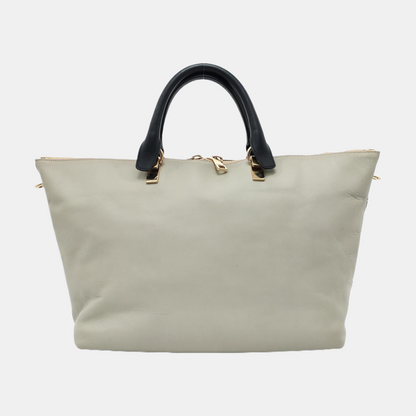Chloé Baylee Color Block Leather Handbag Golden hardware-(SKU)-938087096