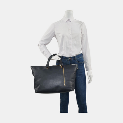 Chloé Baylee Color Block Leather Handbag Golden hardware-(SKU)-938087096
