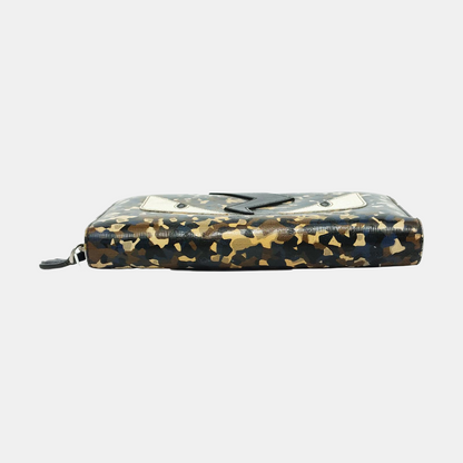 FENDI Monster Multicolor leather small monster wallet Silver Hardware-(SKU)-954001387