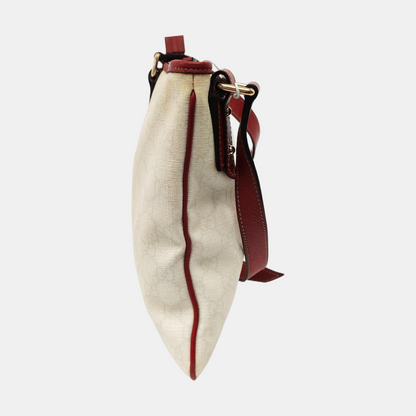 GUCCI Beige Canvas Crossbody Bag Shoulder Bag Tote Golden hardware-(SKU)-954279635