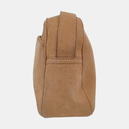 CELINE Brown Leather Crossbody Single Shoulder Bag Golden hardware-(SKU)-953952242