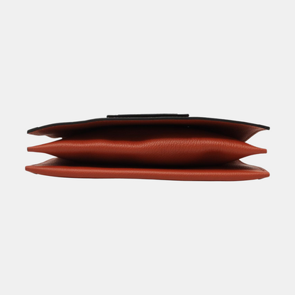 HERMÈS H Passant Copper Evercolor Calfskin Quilted Shoulder Bag with Silver Hardware, Y, Detachable Strap-(SKU)-954082059