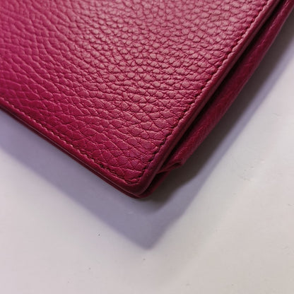 GUCCI Swing Fuchsia Pink Leather Crossbody Shoulder Bag Golden hardware Removable shoulder strap-(SKU)-954330467