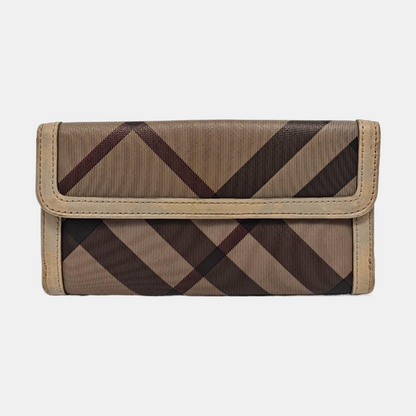 BURBERRY Multicolor Canvas Wallet Silver Hardware-(SKU)-954320481