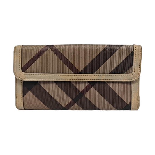 BURBERRY Multicolor Canvas Wallet Silver Hardware-(SKU)-954320481