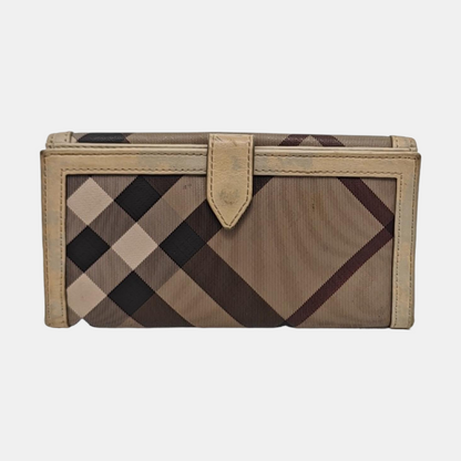 BURBERRY Multicolor Canvas Wallet Silver Hardware-(SKU)-954320481