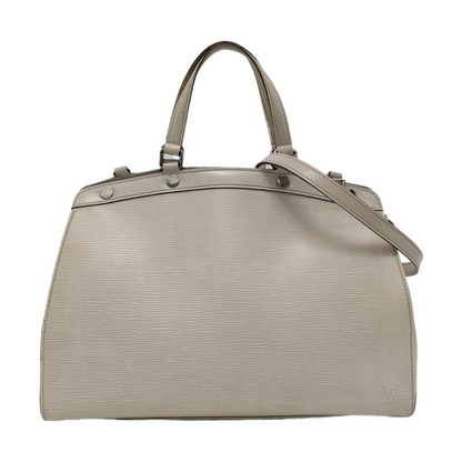 LOUIS VUITTON BREA Medium size 白色EPI牛皮水波纹医生包Shoulder Bag Handbag Silver Hardware Removable shoulder strap-(SKU)-954459175
