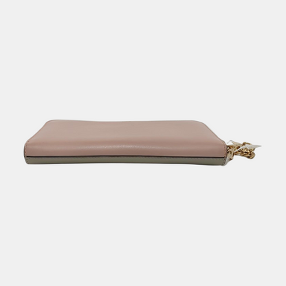 Chloé Baylee Nude Pink Cow Leather Wallet Golden hardware-(SKU)-954587159