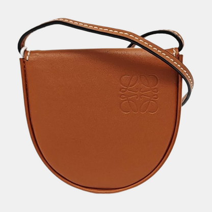 LOEWE Heel Brown Leather Single Shoulder Bag Crossbody Bag-(SKU)-954726411